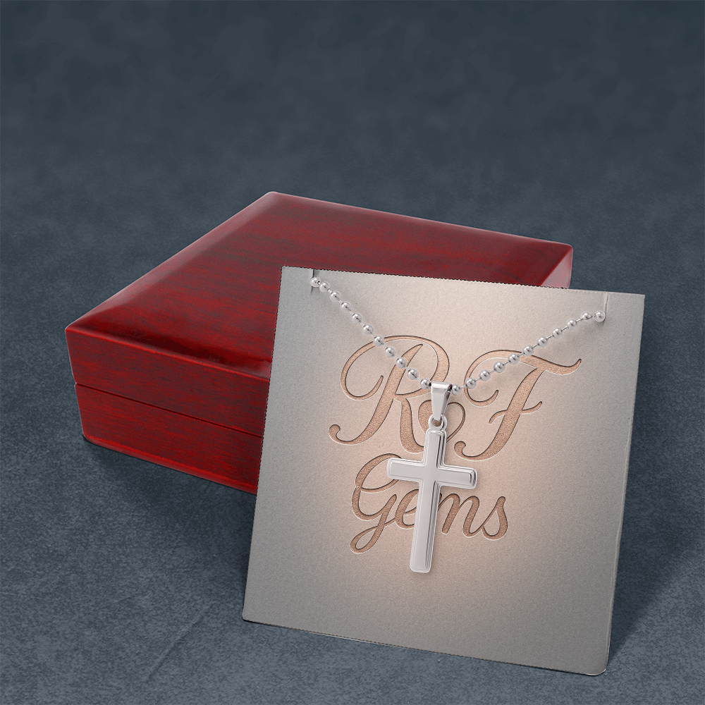 Timeless Stainless Steel Cross Necklace – A Symbol of Faith | RF Gems