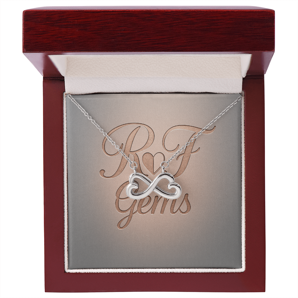 Endless Love Infinity Heart Necklace – Personalized Keepsake | RF Gems
