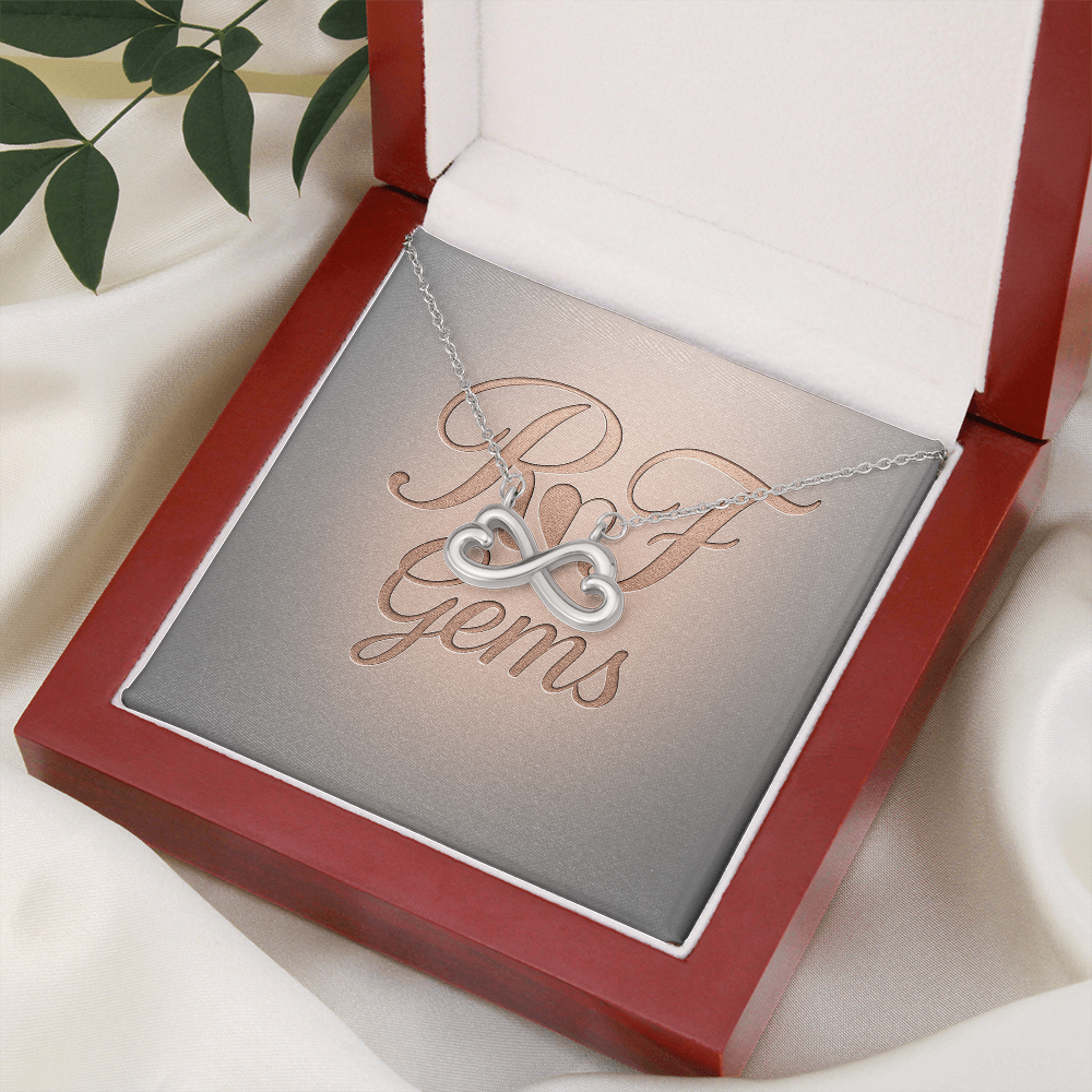 Endless Love Infinity Heart Necklace – Personalized Keepsake | RF Gems