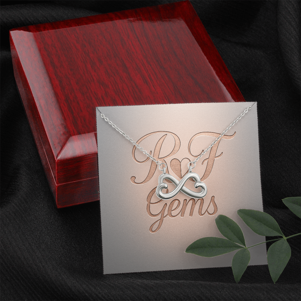 Endless Love Infinity Heart Necklace – Personalized Keepsake | RF Gems