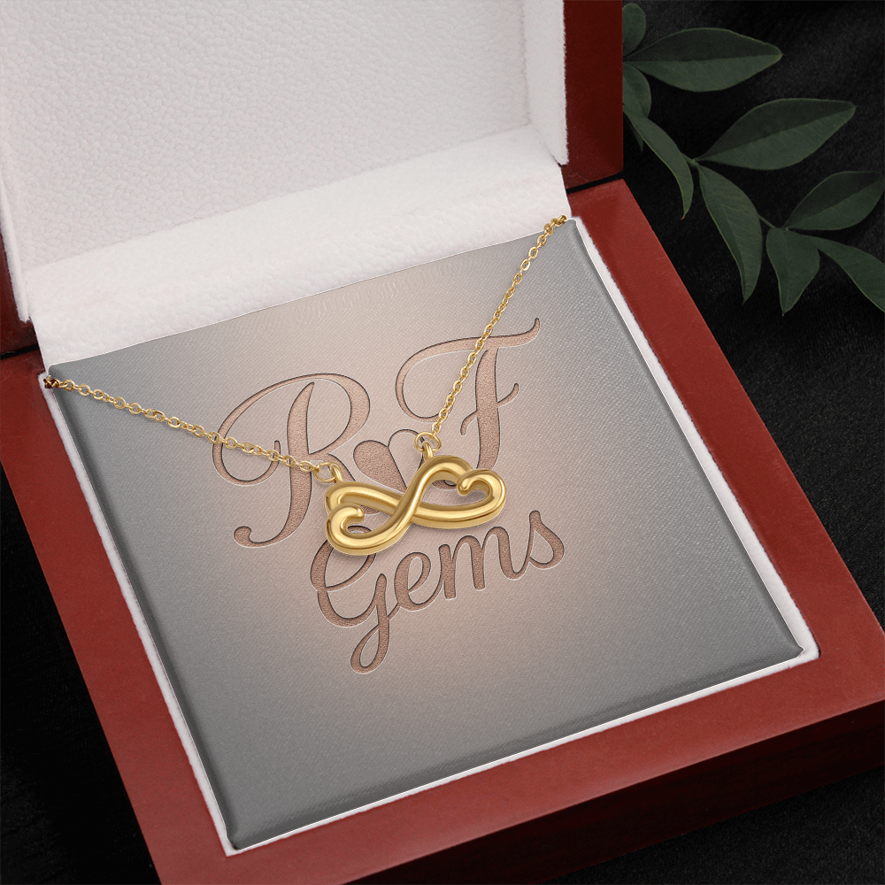 Endless Love Infinity Heart Necklace – Personalized Keepsake | RF Gems