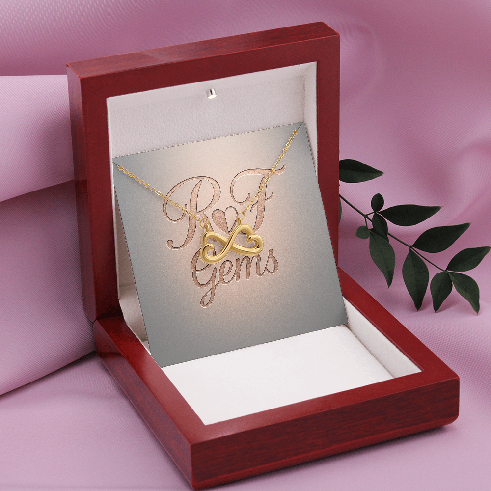 Endless Love Infinity Heart Necklace – Personalized Keepsake | RF Gems