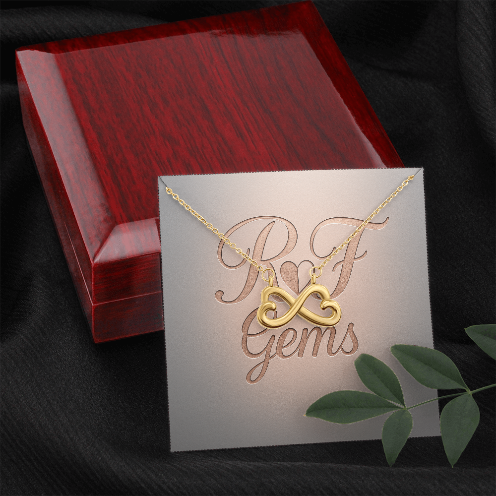 Endless Love Infinity Heart Necklace – Personalized Keepsake | RF Gems