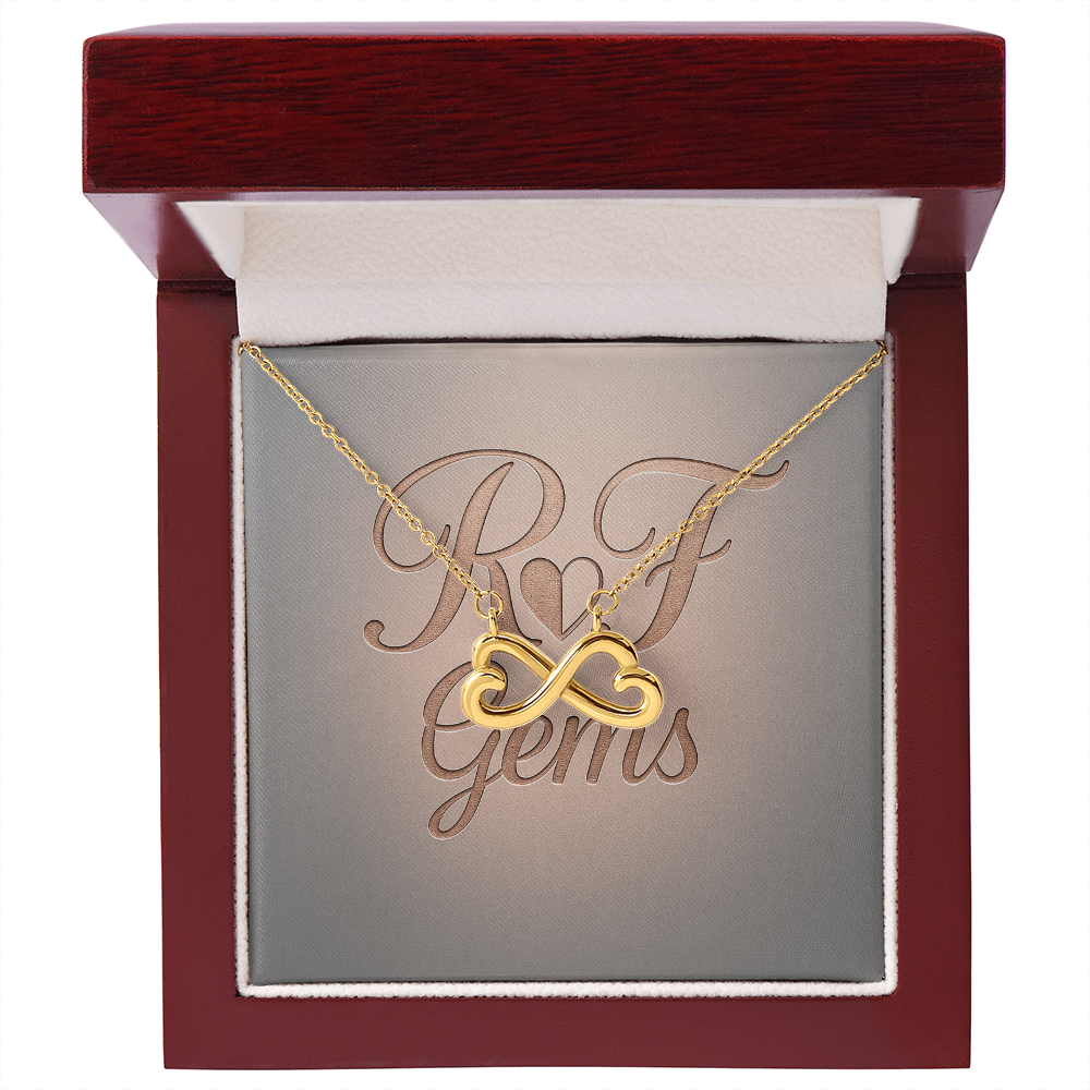 Endless Love Infinity Heart Necklace – Personalized Keepsake | RF Gems