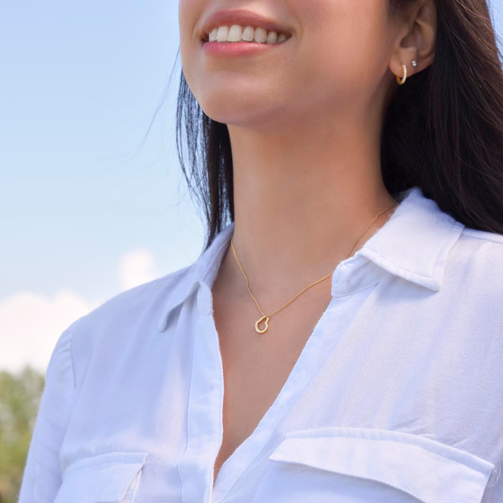 Delicate Open Heart Necklace – A Simple Symbol of Love | RF Gems