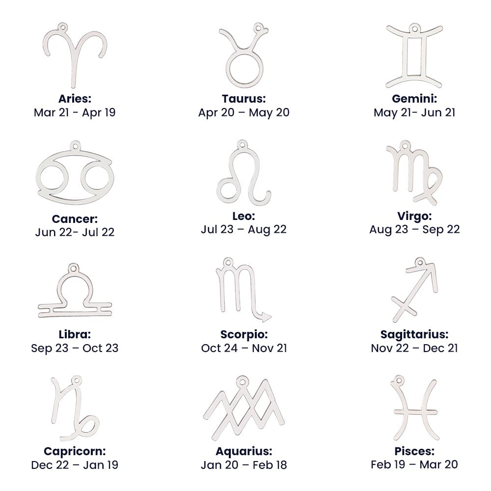 Zodiac Sign Pendant Necklace – Timeless Astrology Jewelry | RF Gems