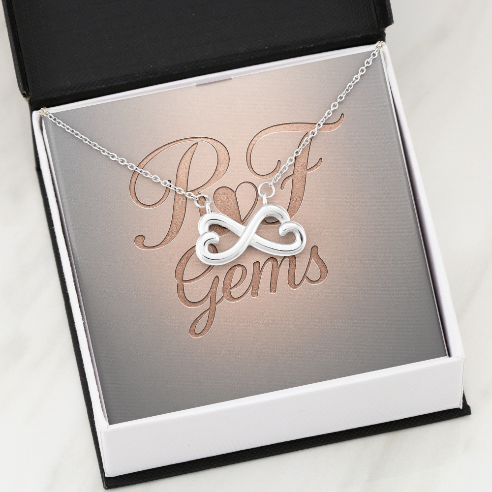 Endless Love Infinity Heart Necklace – Personalized Keepsake | RF Gems