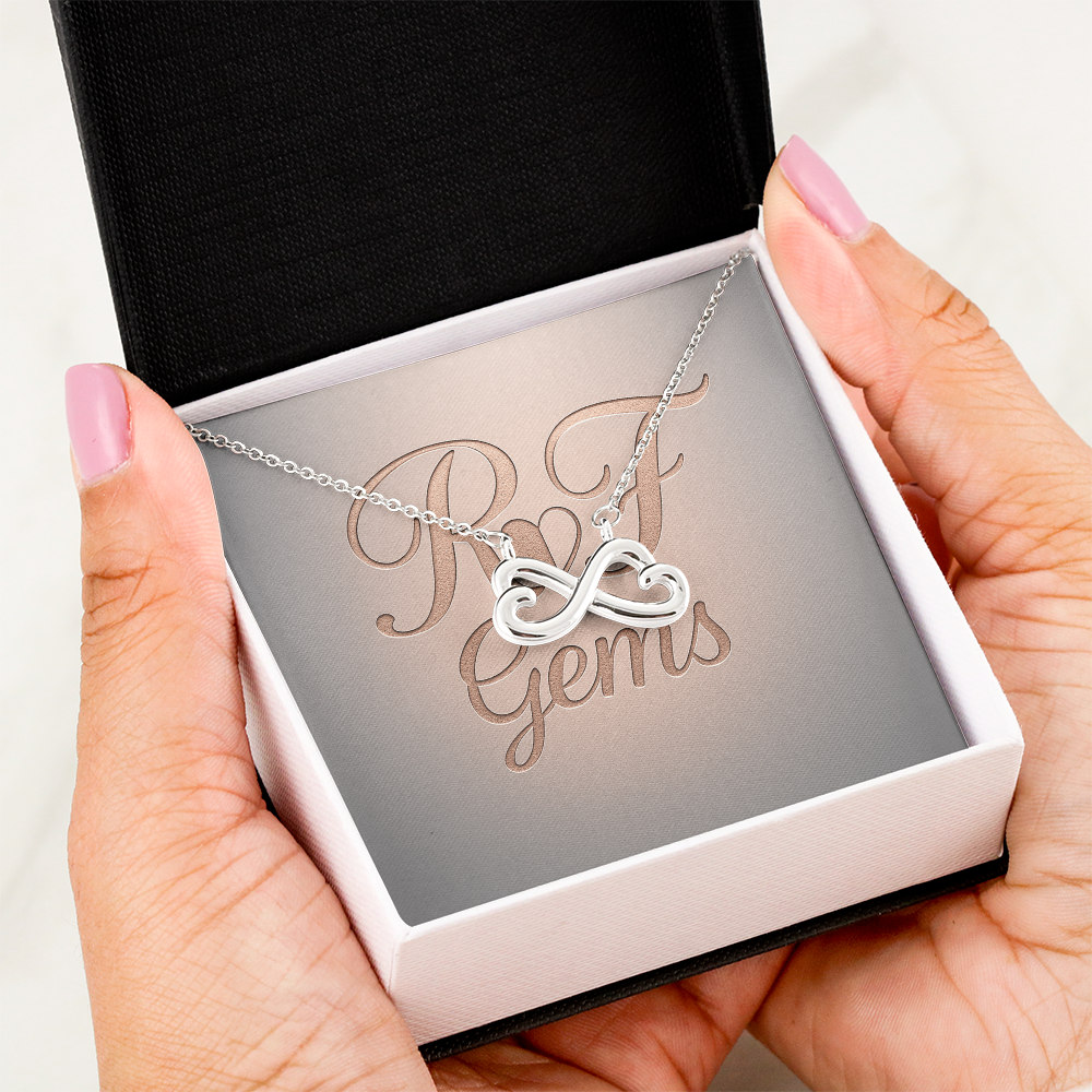 Endless Love Infinity Heart Necklace – Personalized Keepsake | RF Gems