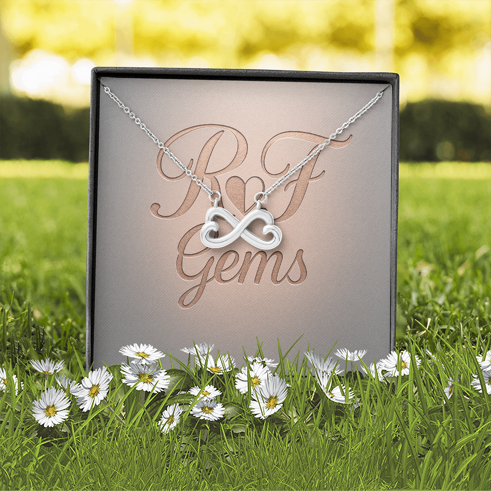 Endless Love Infinity Heart Necklace – Personalized Keepsake | RF Gems