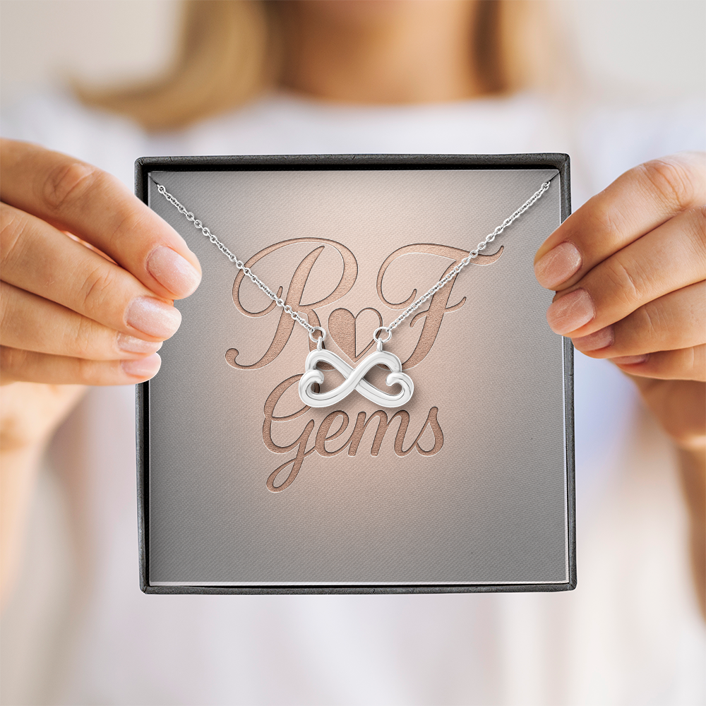 Endless Love Infinity Heart Necklace – Personalized Keepsake | RF Gems