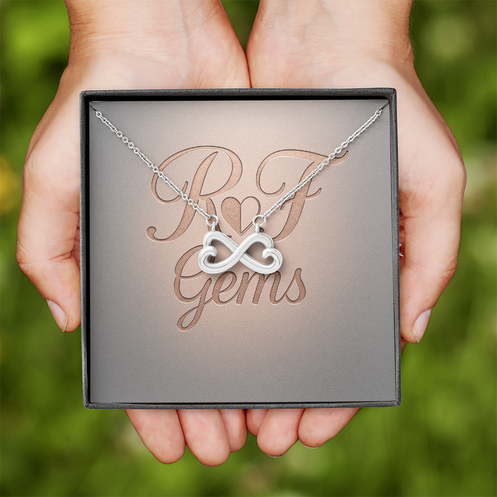 Endless Love Infinity Heart Necklace – Personalized Keepsake | RF Gems