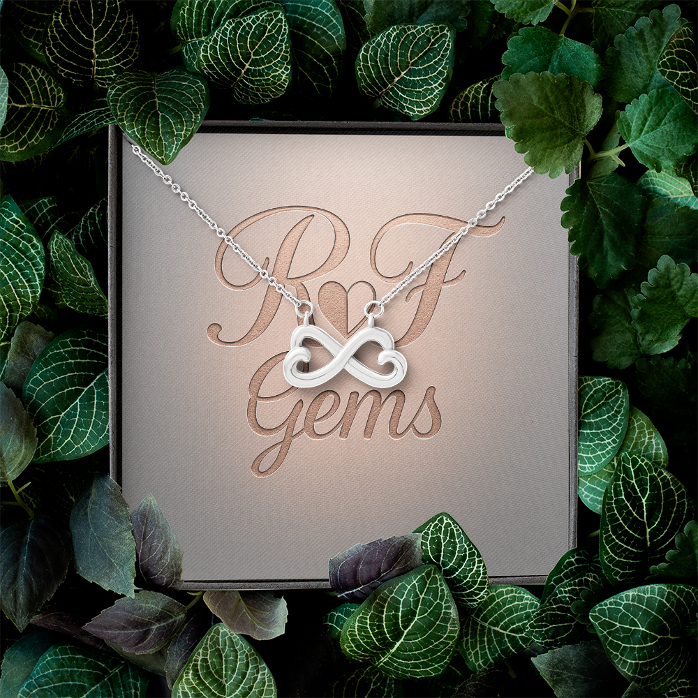 Endless Love Infinity Heart Necklace – Personalized Keepsake | RF Gems