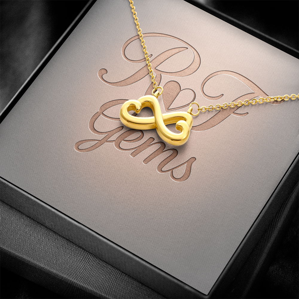 Endless Love Infinity Heart Necklace – Personalized Keepsake | RF Gems