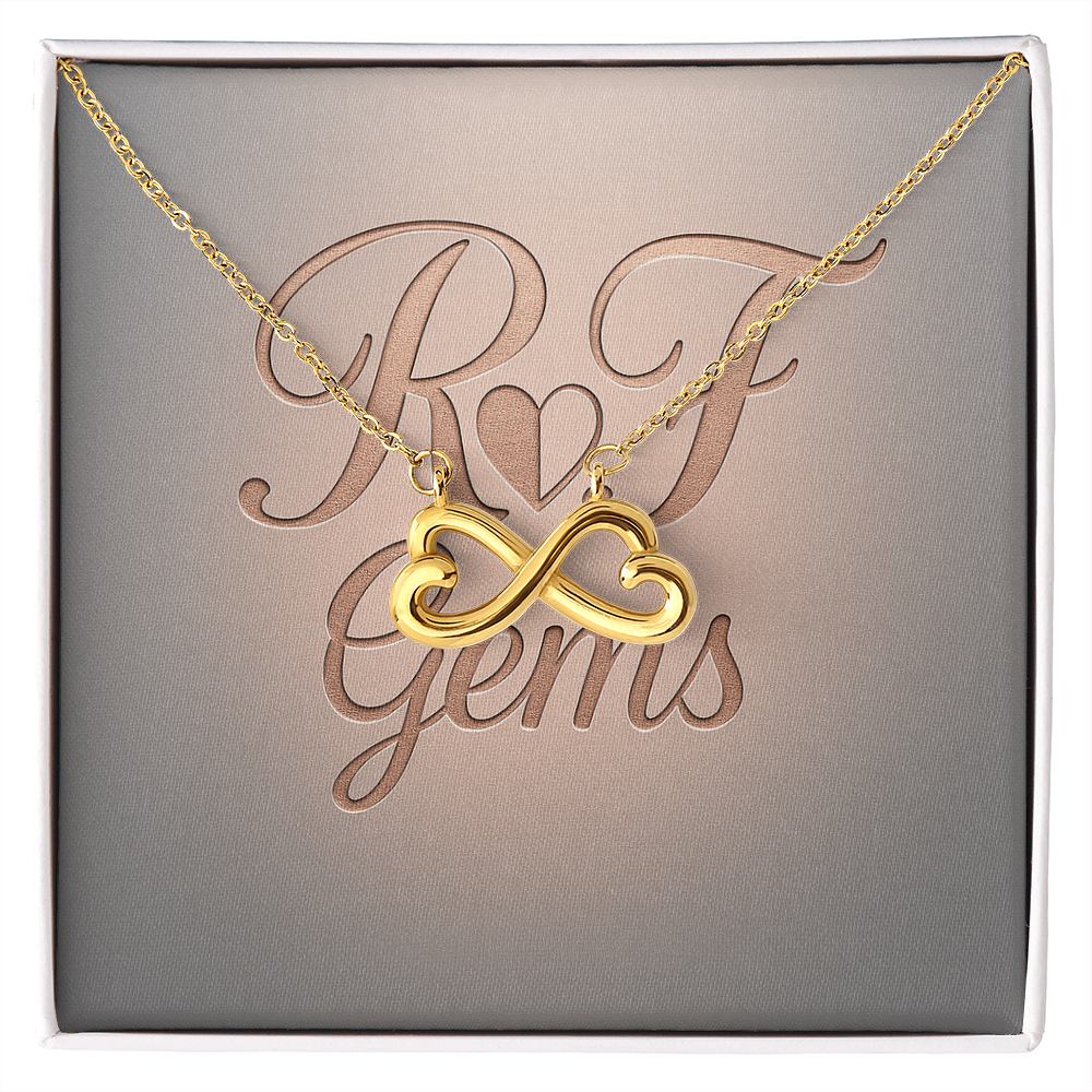 Endless Love Infinity Heart Necklace – Personalized Keepsake | RF Gems